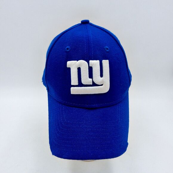 New Era Mens Hat Blue Strapback NFL New York Giants 9Forty Football Cap - Picture 7 of 13